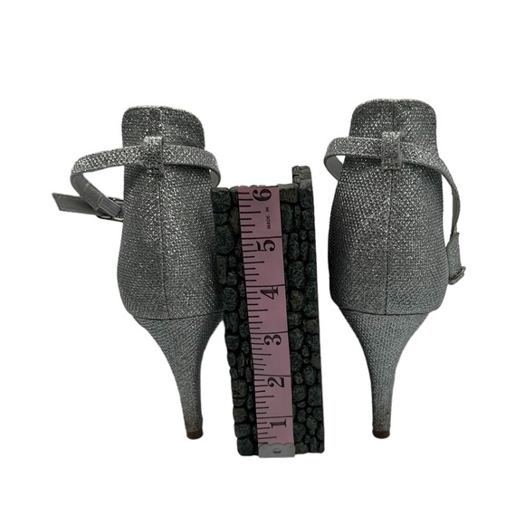 Dream Pairs Silver Glitter Adjustable Ankle Strap Heels Size 11 Women’s - Picture 6 of 8